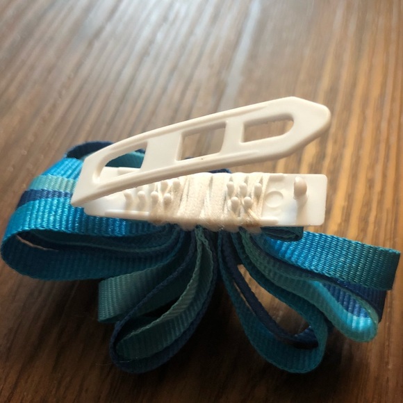 Girl’s Single Vintage Gymboree Pool Party Curly Loop Barrette Blue - Picture 5 of 6